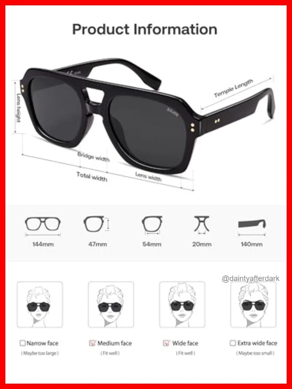 Retro Thick Polarized Aviator Sunglasses Large Bold Square Pilot Shades